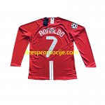 Manchester United Cristiano Ronaldo 7 Champion League 2007 Dres Retro Domaći Dugim Rukavima